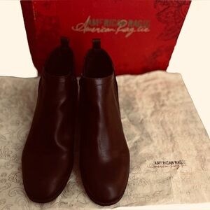 American Rag Womens Cadee Faux Leather Ankle Booties, Size 8